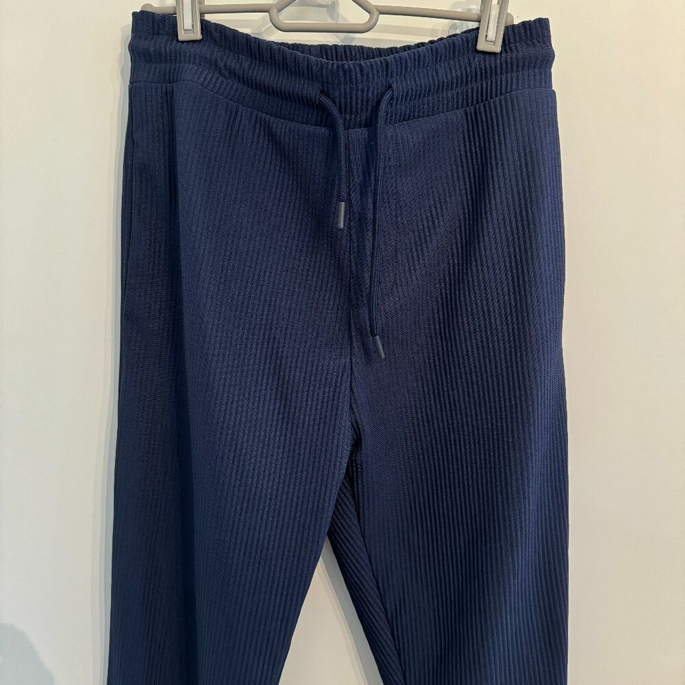 ZARA Blue Pleated Straight Pants